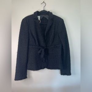 Moschino Tweed Long Sleeve Dress Blazer